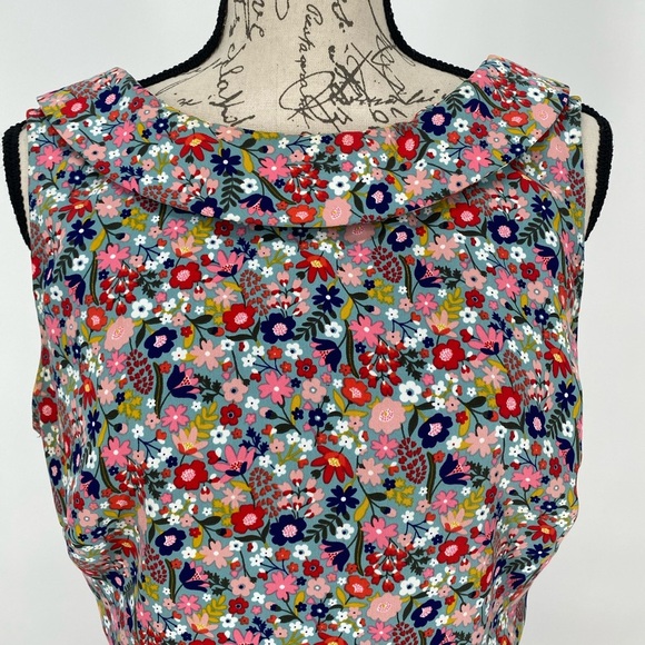 Boden Clarissa Floral Mini Dress 10 - Picture 3 of 4